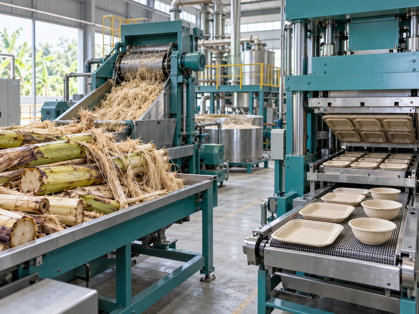 Banana Fiber Pulp Molding Machine