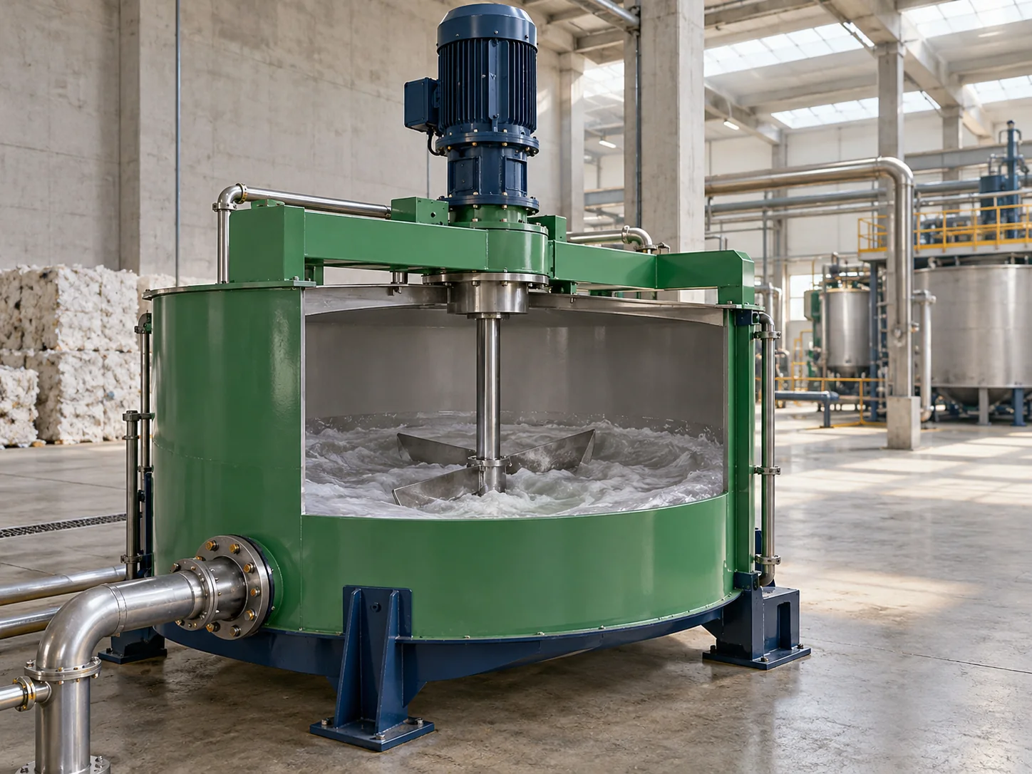 Representative Chest Agitator Of  Cotton Paper Recycling Machines equipment