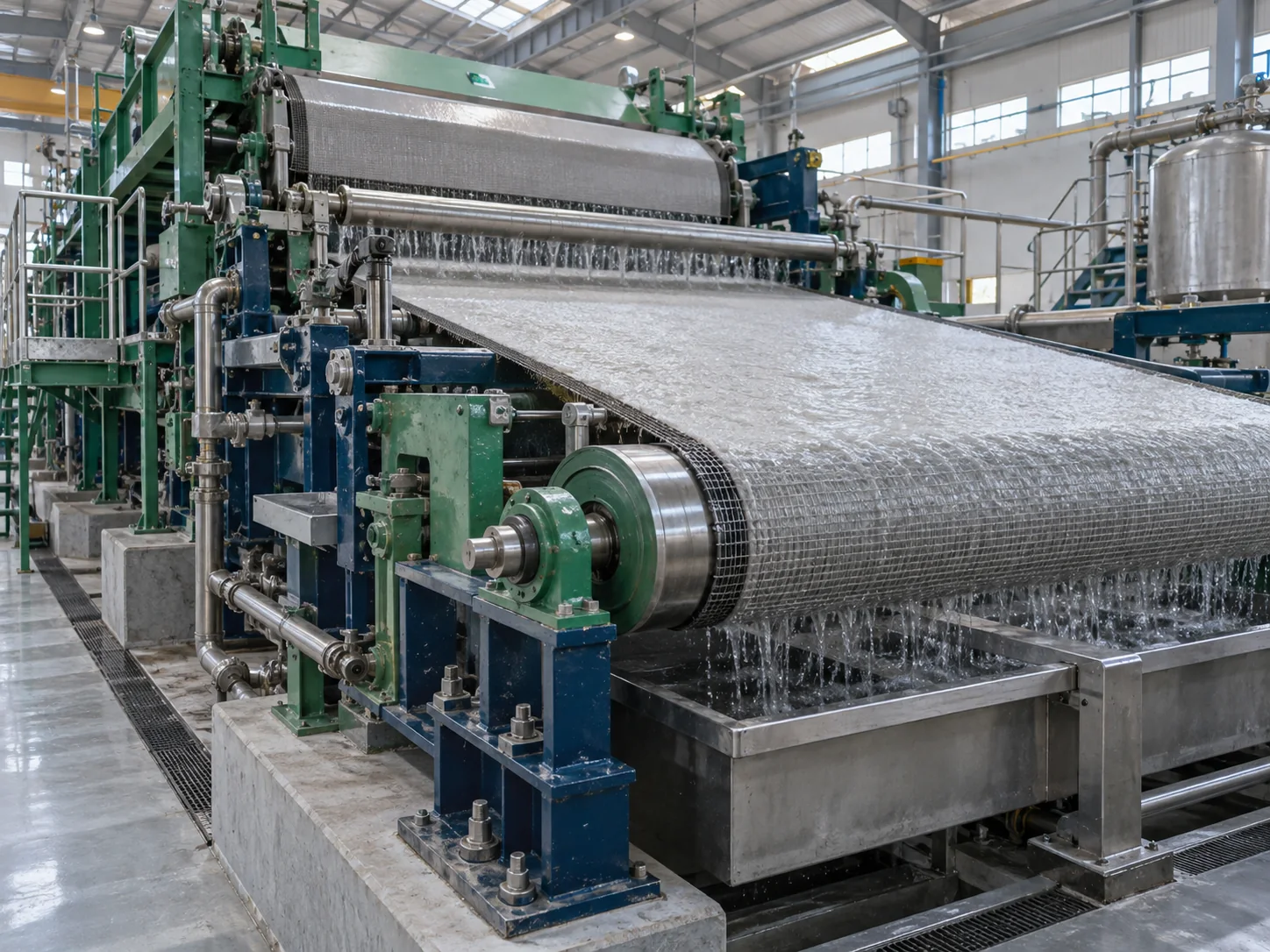 Representative Conveyer Wire Part Of Waste Paper Recycling Machine equipment
