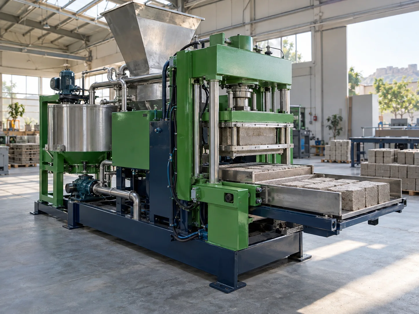 Representative Paper Pulp Bricks Making Machine equipment