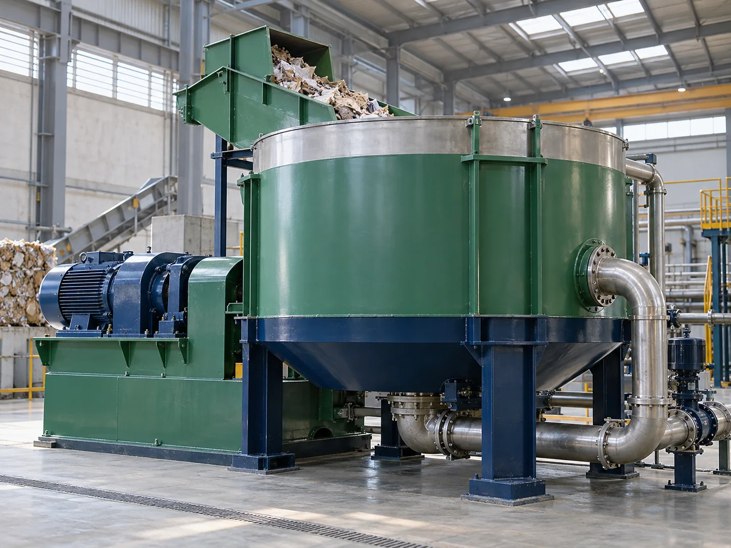 Representative Pulper Waste Paper Recycling Machine equipment