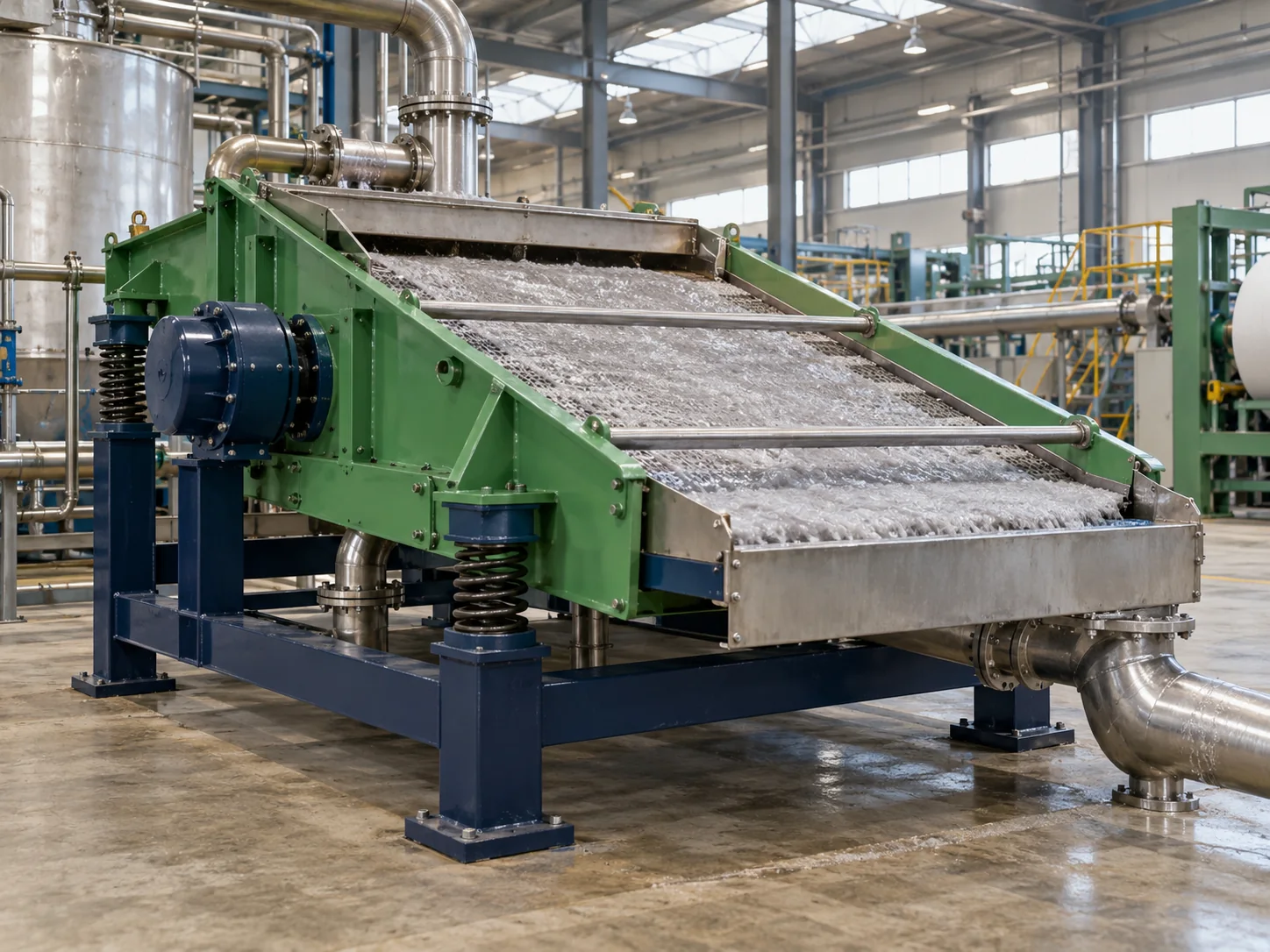 Representative Vibrator Screen Filter Paper Making Machine equipment