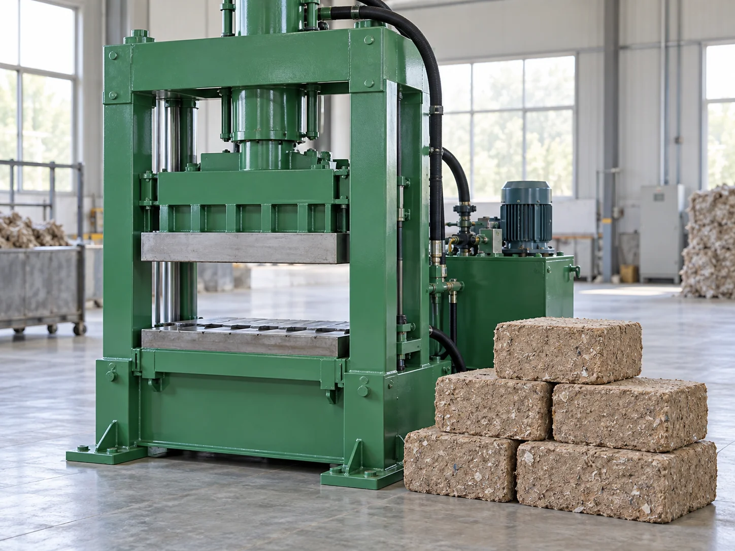 Representative Paper Pulp Brick Making Machine equipment