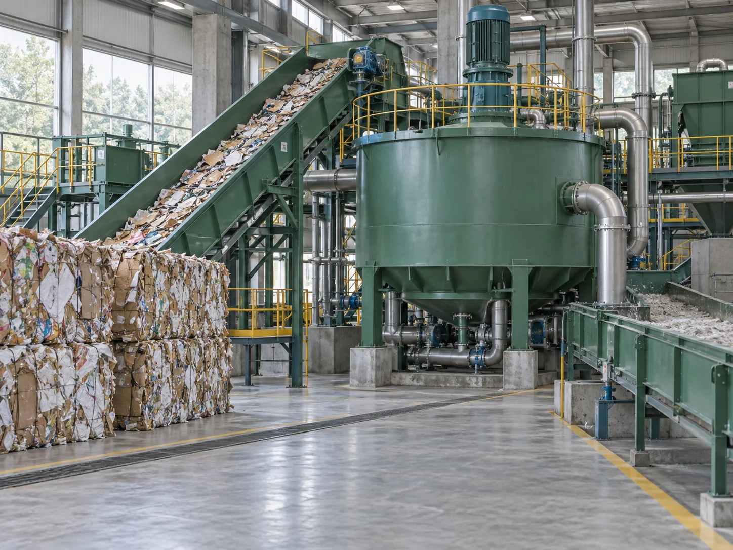 Waste Paper Recycling Machine