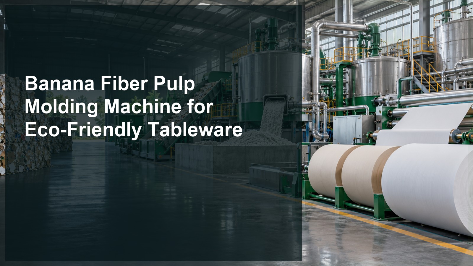 Banana Fiber Pulp Molding Machine for Eco-Friendly Tableware