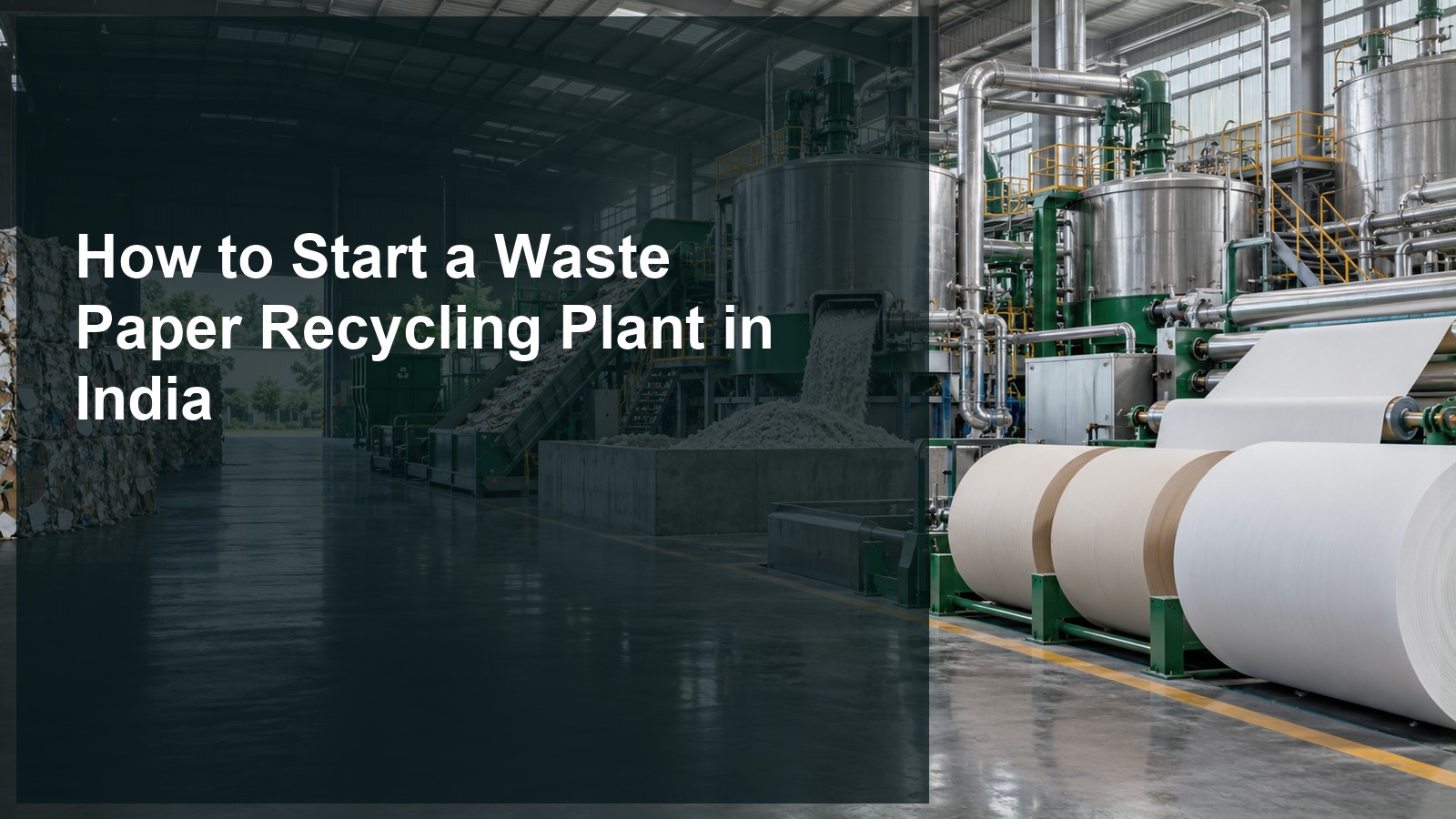 How to Start a Waste Paper Recycling Plant in India