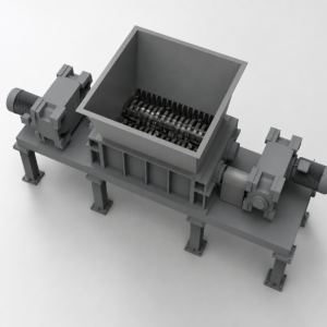 Dual Shaft Shredder Machine